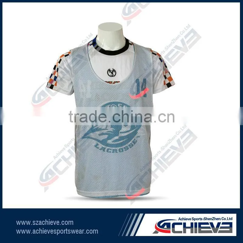 Sportswear custom designs lacrosse uniforms custom sublimation team lacrosse shooting jerseys