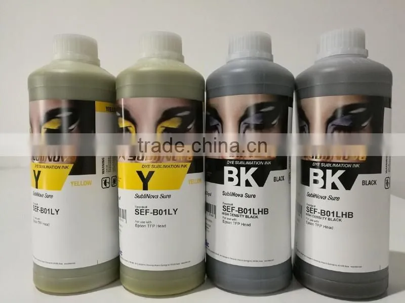 1000ml korea inktec SEF dye sublimation ink for TFP head
