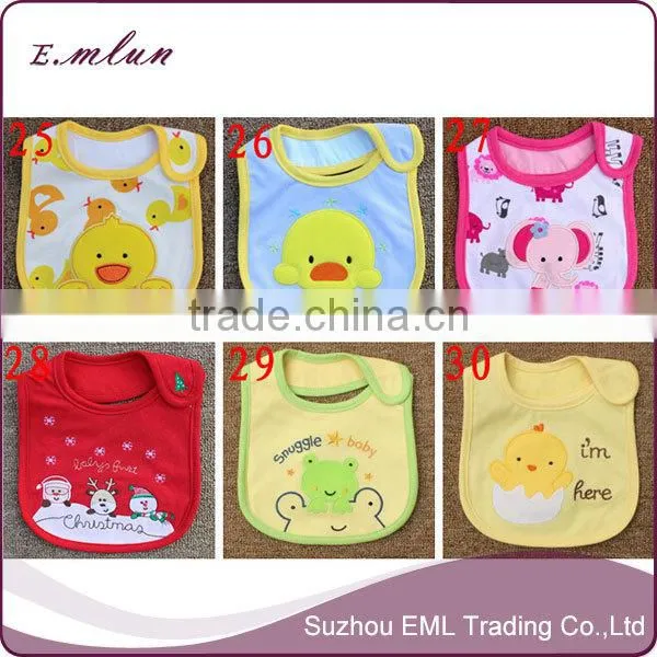 Wholesale high quality cotton cartoon bandana baby bib