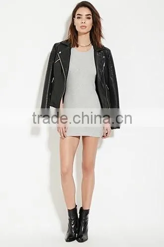2017 Cheapsale Sexy Ladies 100%cotton Solid Sleeveless Casual Dress OEM Service