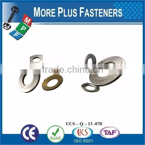 Taiwan Stainless Steel 18-8 Copper Brass Aluminum Brass Wave Washer Single Wave Washer Captive Washer