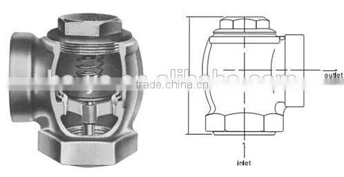 Fuel angle check valve for sale