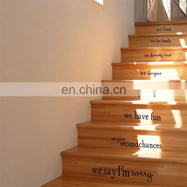 Popular 'House Rules' Living room and Bedroom Decorative Floors Stickers