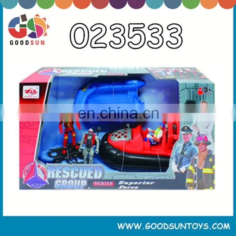 Team group kids play together toy solider set Pulley rescue Series Set military toy play set