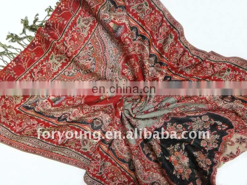 acrylic shawl collar cardigan scarves with fringes