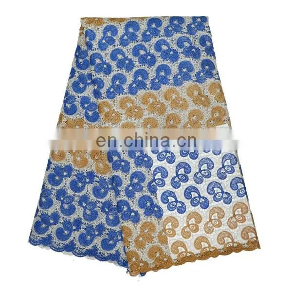 2016 Cheapest high quality guipure lace fabric for wedding dress M16040613