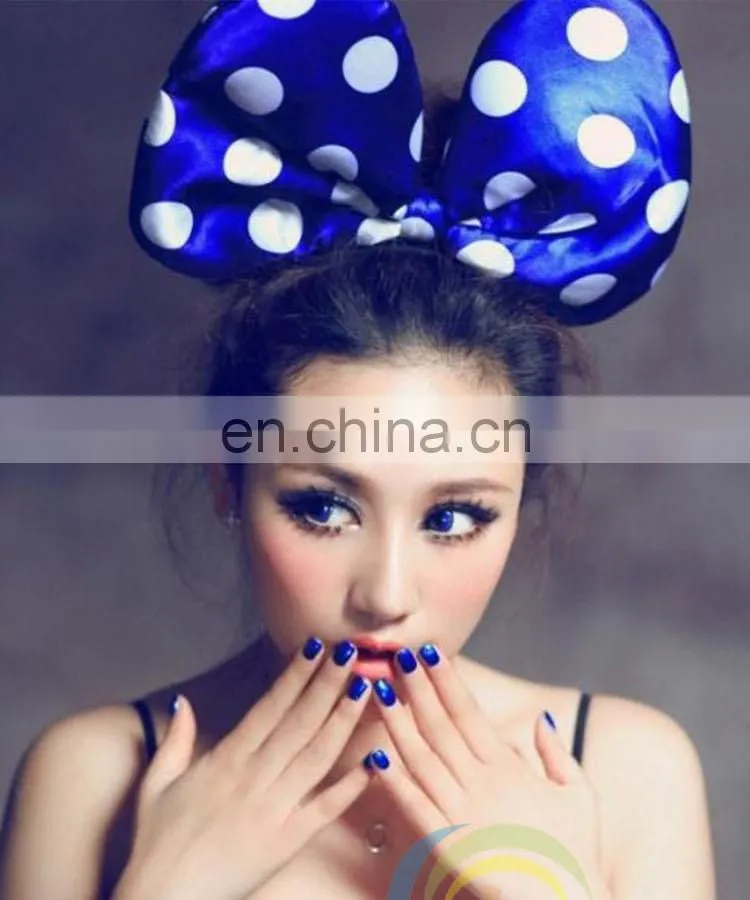 Hot salePromotional Flashing Bowtie Headwear Lovely Headwear with cute flashing bowknot for new year party