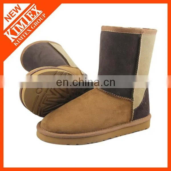 real sheepskin wool boots for winter