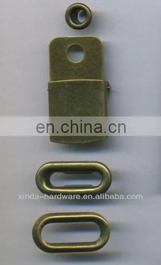 Brass and iron stainless steel material are available Ladder buckle for bag and cap buckle adjust buckle