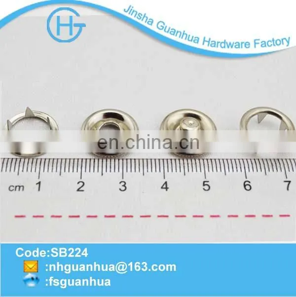 With Grommets custom snap buttons with garment