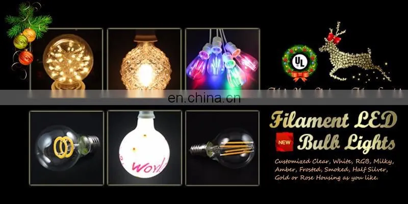 RGB dimmable remote Color Changing Lamp Bulb 220V RGB ST64 ST21led filament color smart bulb