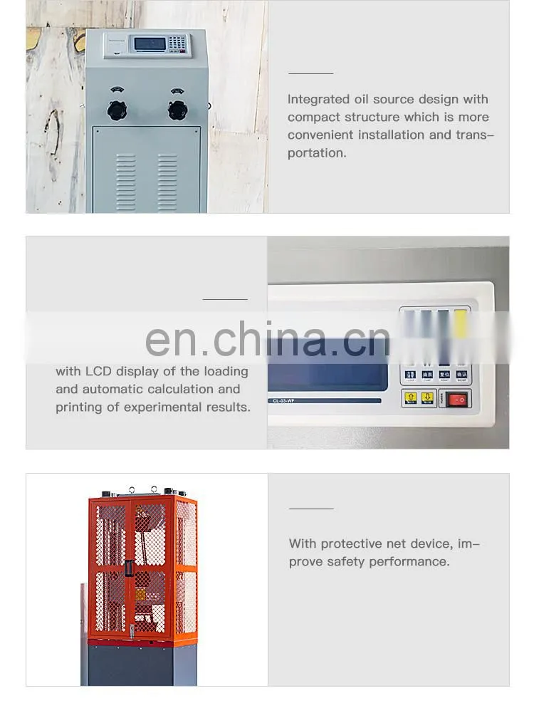WE-300D Bolts Tensile Strength Testing Machine with Digital Display Trustable Supplier