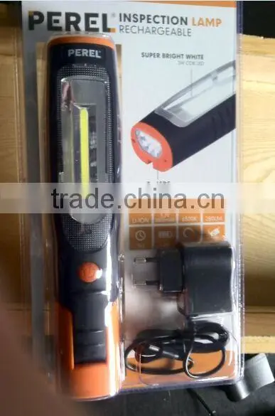 3W COB+7LED rechargeable led flexiable magnetic work light