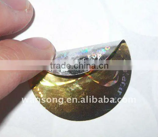 2d 3d hologram label sticker OEM logo hologram sticker