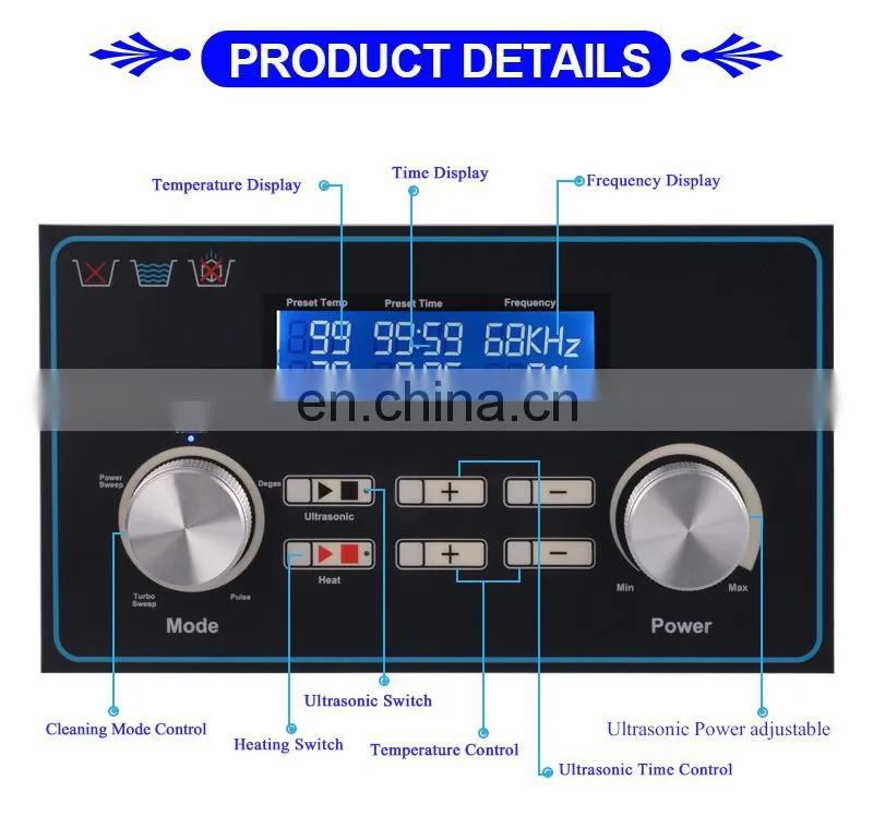 30 Liter Ultrasonic Washing Machine Professional Ultrasound Cleaner for Teeth and Jewellery