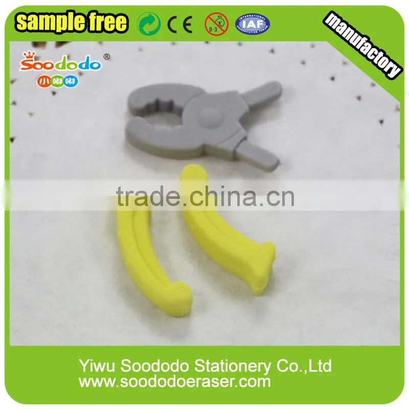 pig animal rubber eraser
