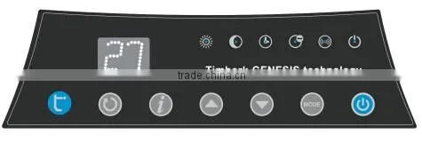 Bedroom quiet electric wall heaters