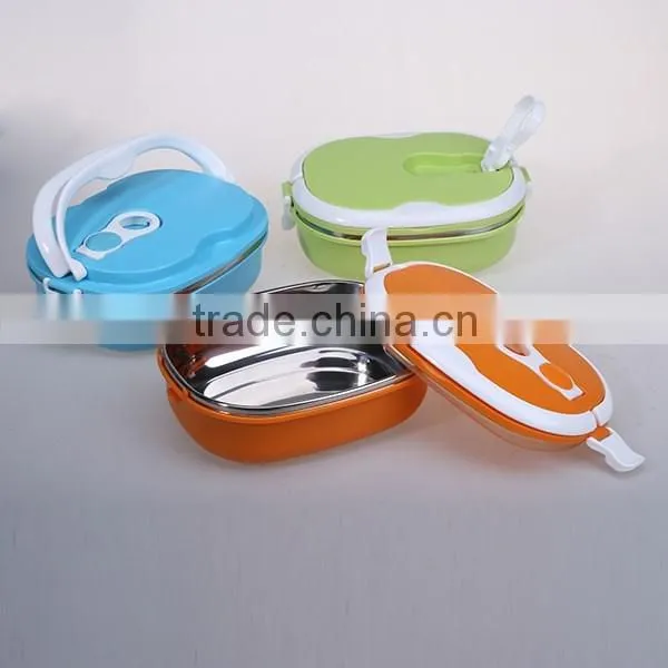 ROUND STAINLESS STEEL LUNCH BOX(800ML)