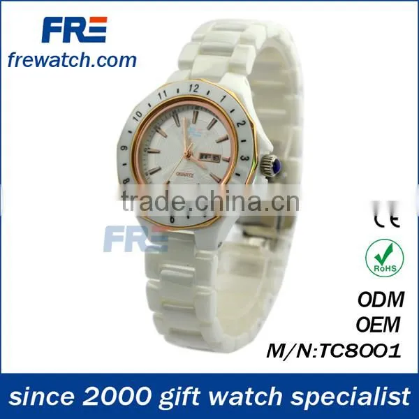 2013 fashion ceramic watch factory direct sell wrist watch