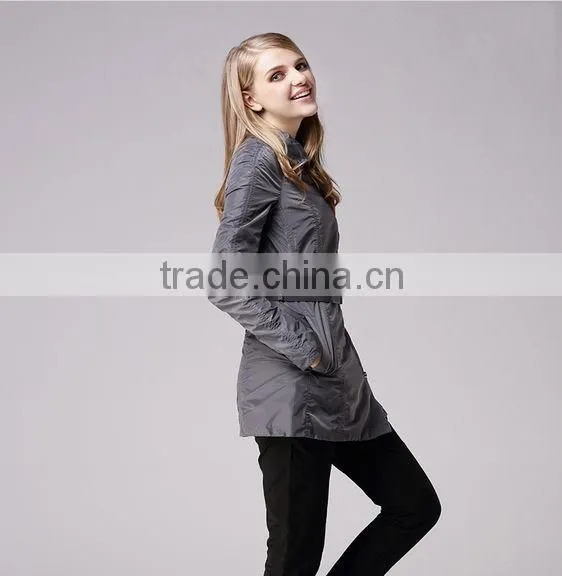 2013 winter new arrival Raincoat design women coat