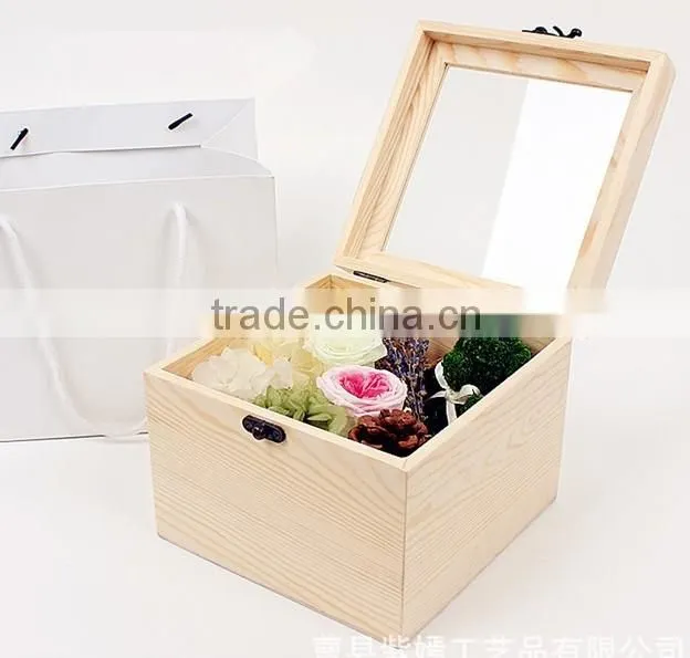 Natural Wooden Essential Oil Box Holds 25 Bottles Size 5-15 ml High Quality Unfinished Wood Box