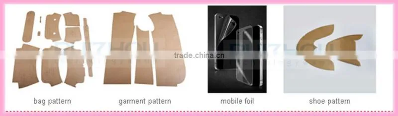 bags suicase paper pattern cutting plotter by knife
