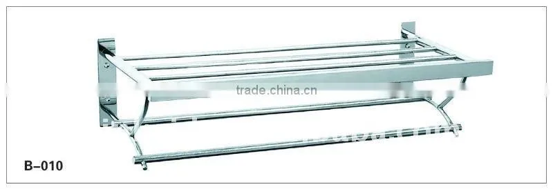 Stainless steel 2 tier Towel Rack B-010 stainless steel towel rack towel holder