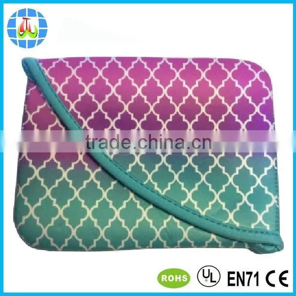 Supper Men design neoprene tablet sleeve with zipper