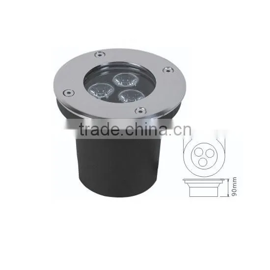 306 Stainless Steel Super Brightness 3W LED Under Ground Light, Under Ground Light