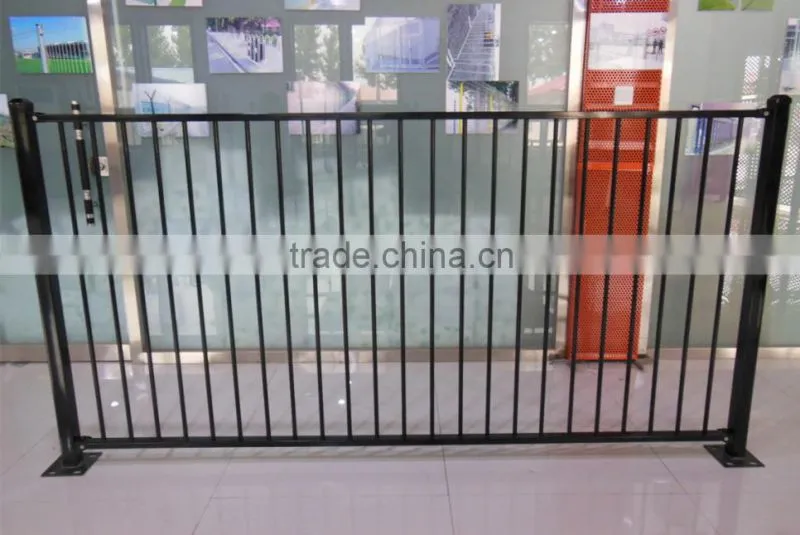 security wrought iron pool fence