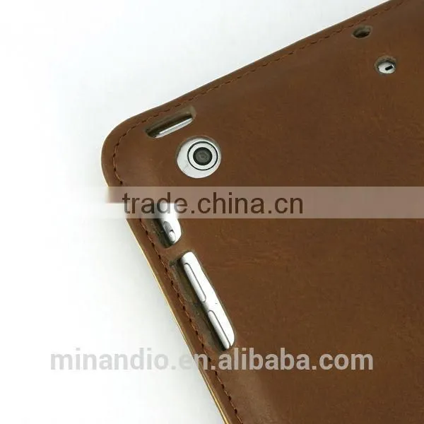 china wholesale leather case for ipad air 2 case