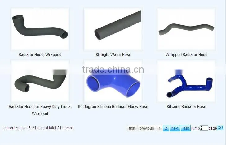 Chevrolet/Opel (lower&upper)Radiator Hose with protective sleeve