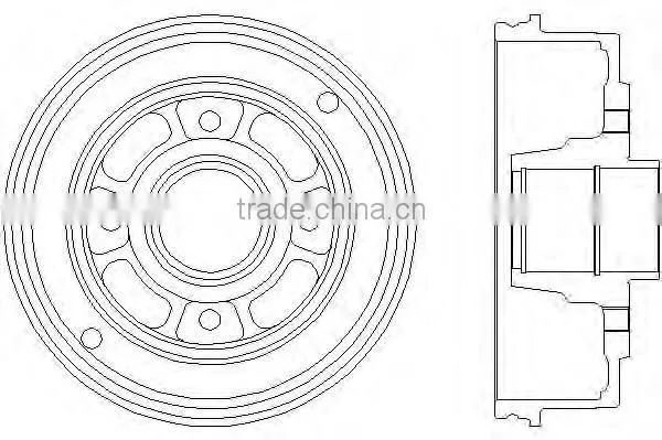 Rongda auto parts, auto spare parts brake drum , brake drum for truck