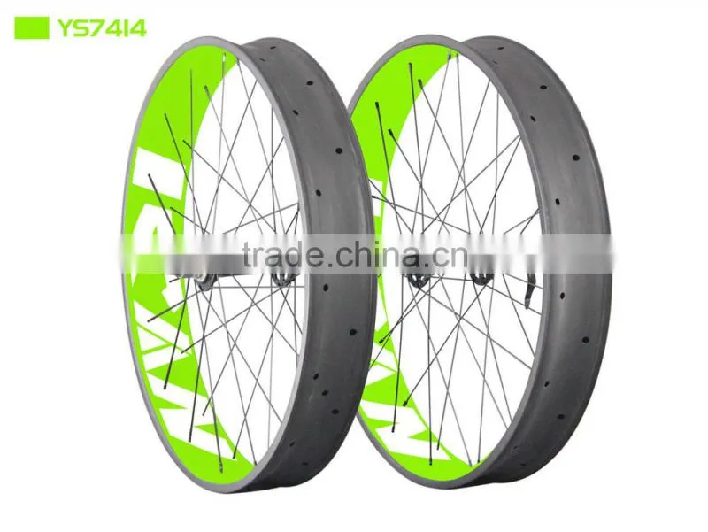 carbon fat bike wheels full carbon snow bike wheels with SRAn XX1