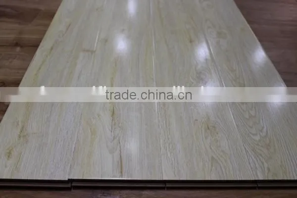 foshan High gloss wood floating flooring