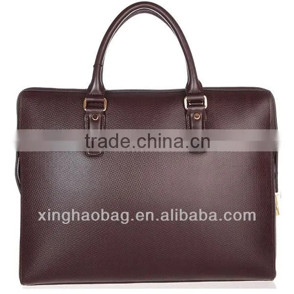 Men's bag! genuine leather laptop bag briefcase