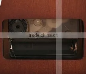 square wooden talking alarm clock wholesaler,battery operated time clocks,desktop clock