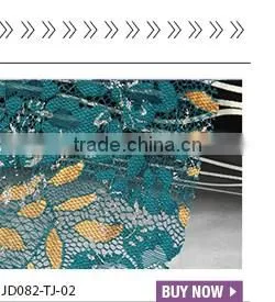 wholesale embroidery print pink bead lace fabric