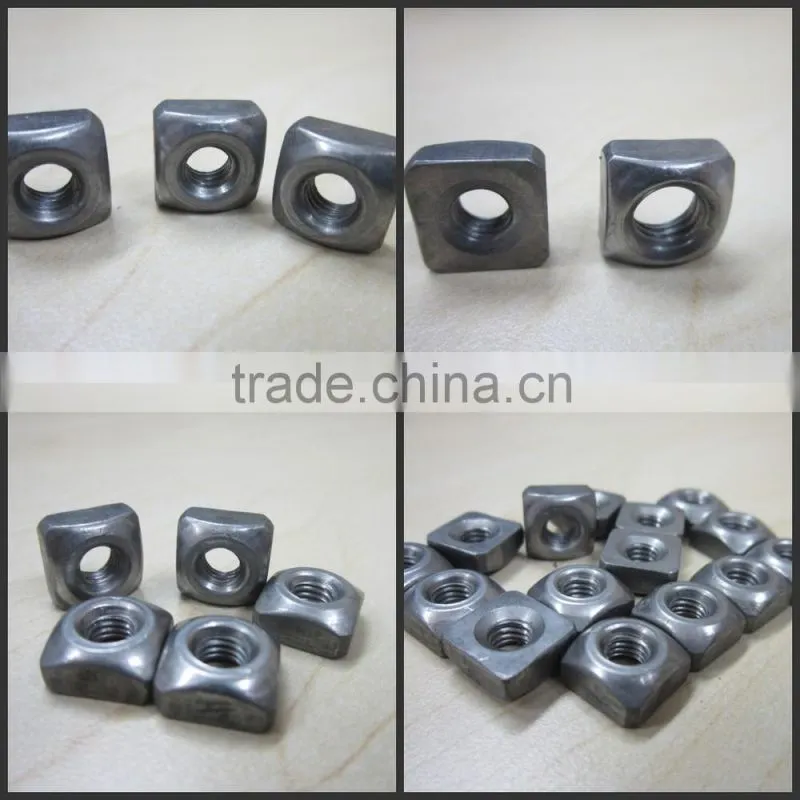 special square nut m6 size ,similar DIN557