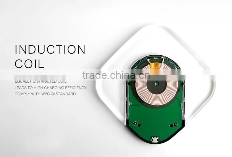 BENKS fashion magic stone series wrieless charger for all devices comply with QI standard