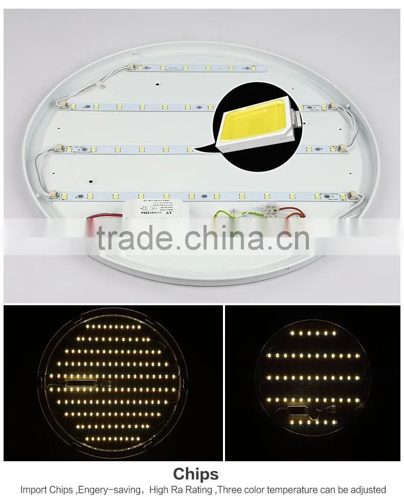 2016 New design modern ceiling light led ceiling light round with art design
