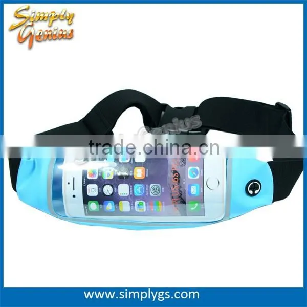 (#1 fitness belt) touch screen polymer running belt for iphone 6 plus