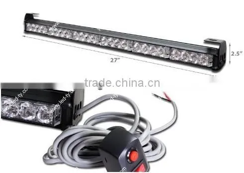 27" 24 LED Emergency Warning Traffic Advisor Vehicle Strobe Light Bar