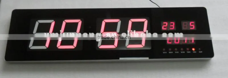 Giant/Large LED Digital Wall Calendar Clock (China)