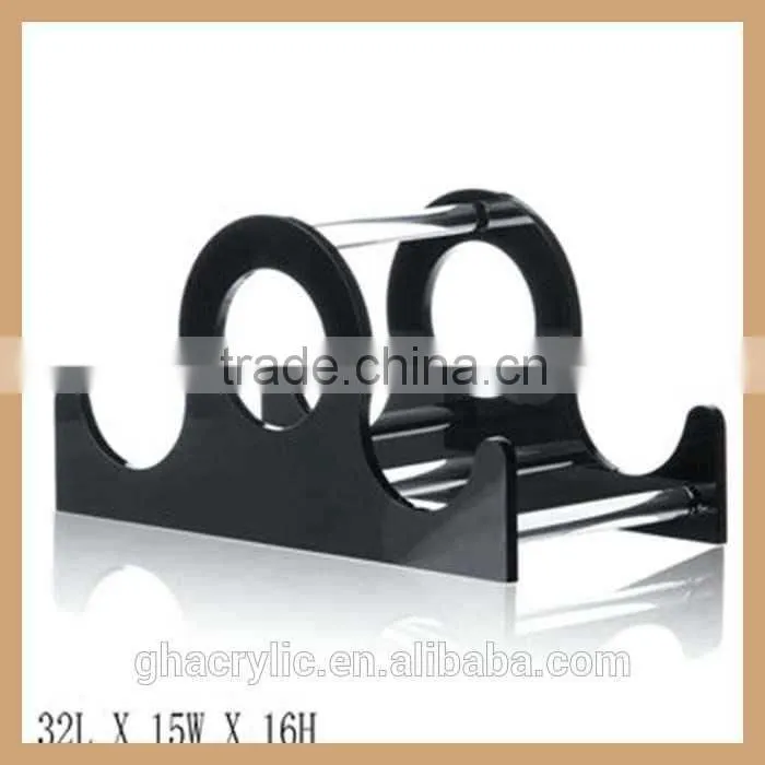 clear acrylic wine stand display rack