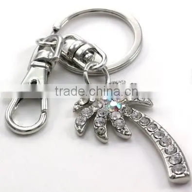 Custom shaped Keychain promotional high quality metal skull 3d keychain