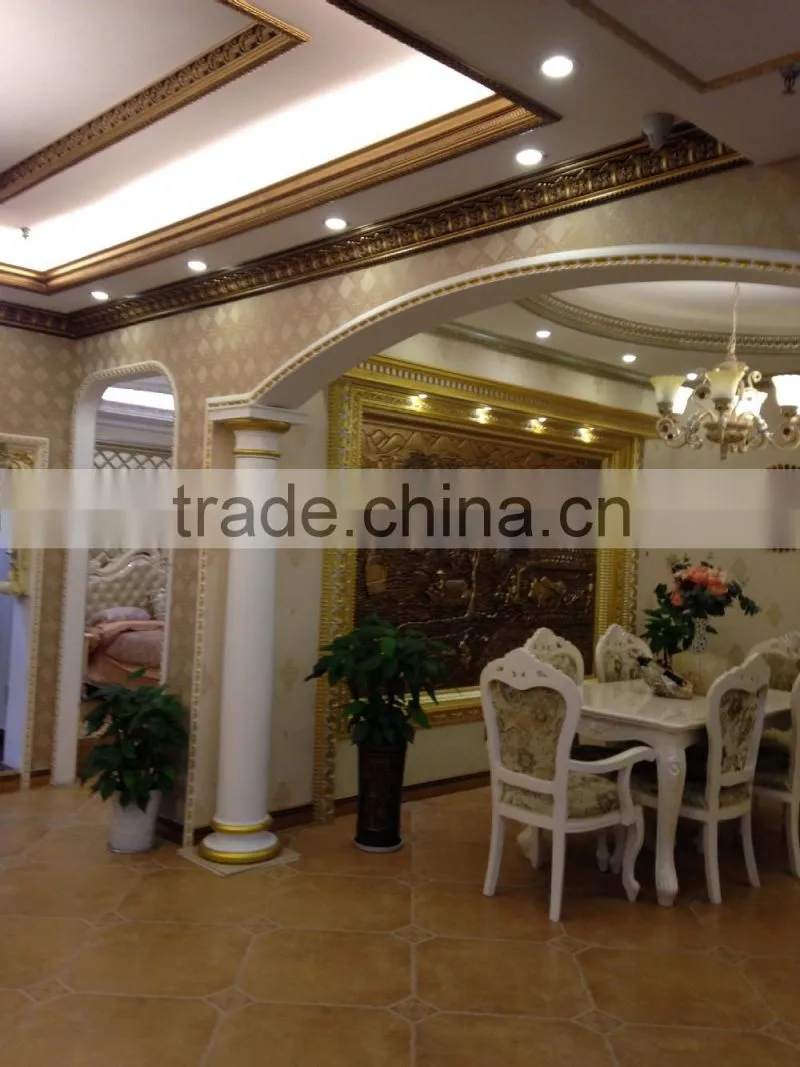 Interir Decoration PU plastic crown mouldings