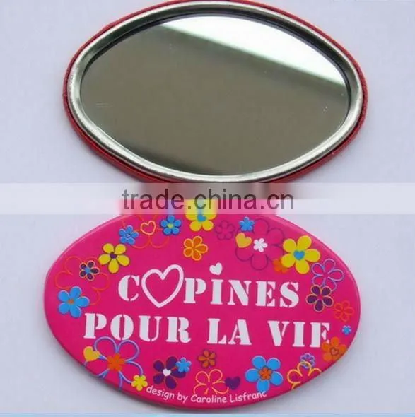 Promotion popular gifts pocket mirror for girls