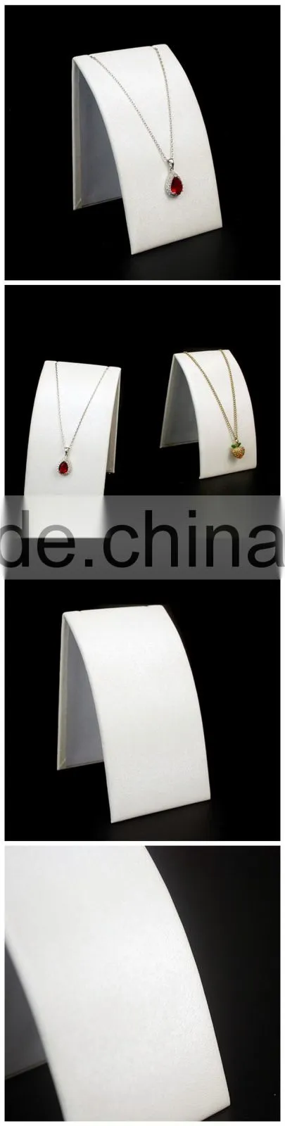 Cheap Jewelry store leather necklace display for sale