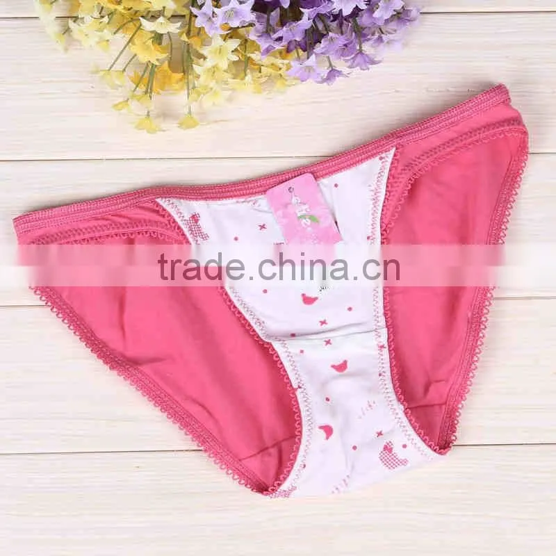 cheap mid waist breathable and comfortable 100% cotton women underwear,lady underwear